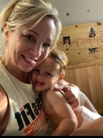 Holly and grandson - why future-focused health care is important to me